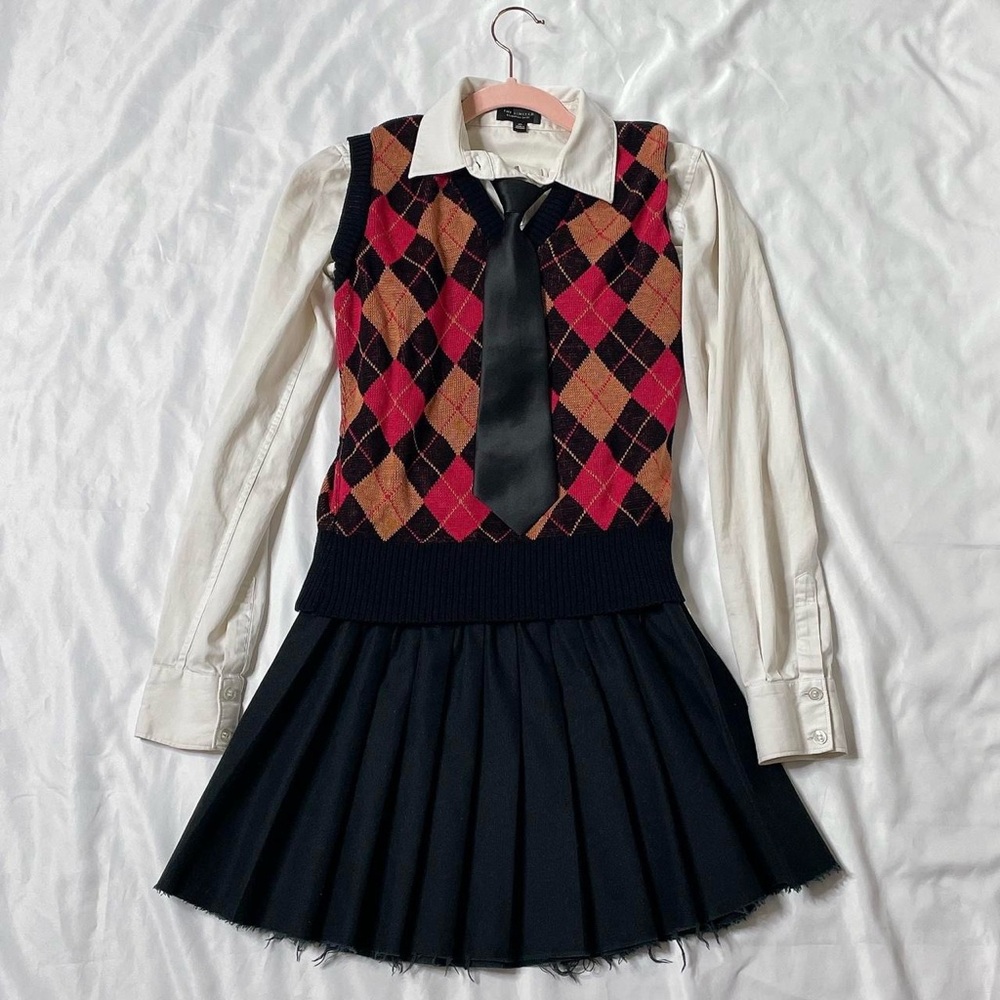 Vintage Argyle Sweater Vest
